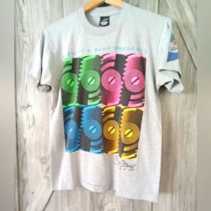 Vintage Rolling Stones Steel Wheels T Shirt